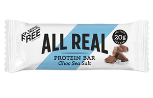 All Real - Plastic Free - Choc Sea Salt Protein Bar - 12x50g