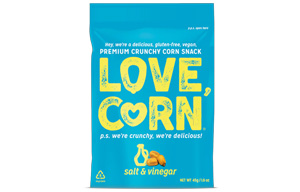 Love Corn - Salt & Vinegar - 10x45g