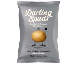Darling Spuds - Sea Salt & Cracked Black Pepper - 30x40g