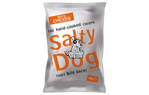 Salty Dog Crisps - Spicy Chicken - 24x40g