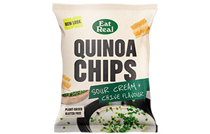Eat Real - Quinoa Chips - Sour Cream & Chive - 18x40g