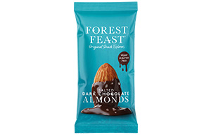 Forest Feast - Salted Dark Chocolate Almonds - 12x40g