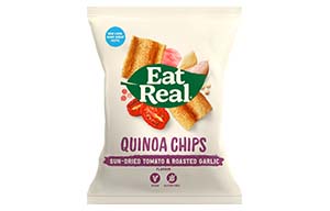 Eat Real - Quinoa Chips - Sundried Tomato & Garlic - 12x30g