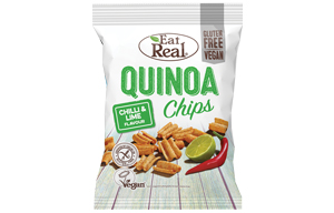 Eat Real - Quinoa Chips - Chilli & Fresh Lime - 12x30g