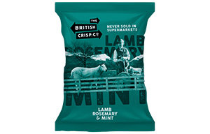 British Crisps - Lamb, Rosemary & Mint - 36x40g
