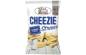 Eat Real - Cheezie Straws - 12x45g