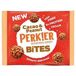 Perkier Bites - Cacao & Peanut - 18x35g