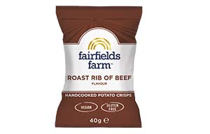 Fairfields Crisps - Roast Rib of Beef - 36x40g