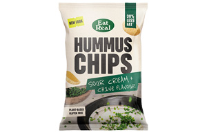 Eat Real - Hummus Chips - Sour Cream & Chive - 10x110g