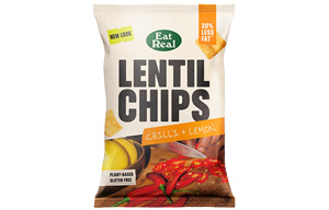 Eat Real - Lentil Chips - Chilli & Lemon - 10x95g