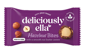 Deliciously Ella Nut Butter Bites - Hazelnut - 12x36g