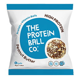 The Protein Ball Co - High Protein - Peanut Butter - Bags - 10x45g