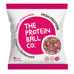 The Protein Ball Co - Cherry Bakewell - Bags - 10x45g
