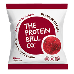 The Protein Ball Co - Raspberry Brownie - Bags - 10x45g