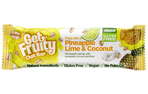 Get Fruity Bars - Tangy Pineapple,Coconut & Lime - 25x35g