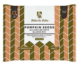 Dolce La Dolce - Pumpkin Seeds With Cinnamon - 12x40g