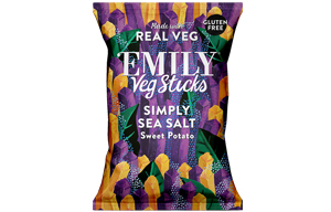 Emily Crisps - Sweet Potato Sticks With Sea Salt - 12x35g
