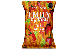 Emily Crisps - Sweet Potato Sticks Thai Chilli - 12x35g