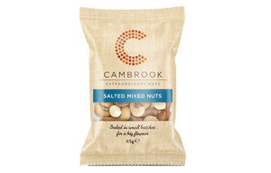 Cambrook - Baked & Salted Mixed Nuts - 24x45g