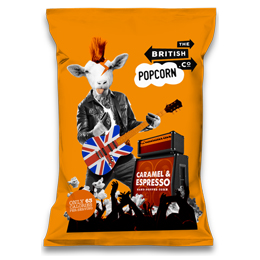 British Popcorn - Caramel & Espresso - 24x30g