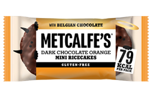 Metcalfe's Mini Ricecakes - Dark Chocolate Orange - 16x16g
