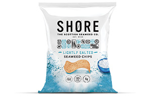 SHORE - Seaweed Chips - Sea Salt - 24x25g
