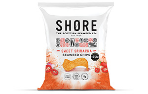 SHORE - Seaweed Chips - Sweet Sriracha - 24x25g