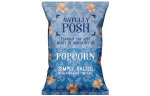 Awfully Posh Popcorn - Simply Salted - 18x20g