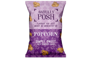 Awfully Posh Popcorn - Simply Sweet - 18x25g