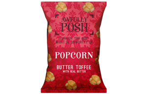 Awfully Posh Popcorn - Butter Toffee - 18x70g