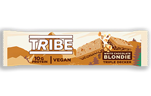 Tribe - Triple Decker White Choc Blondie Bar - 12x45g