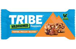 Tribe X Wildfarmed - Toffee, Pecan + Raisin Flapjack - 16x50g