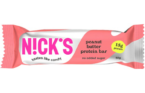 Nick's - Protein Bar - Peanut Butter - 12x50g