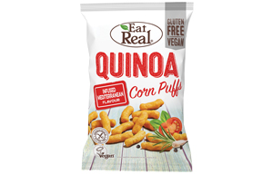 Eat Real - Quinoa & Corn Puff - Mediterranean - 12x40g