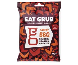 Eat Grub Crickets - Smoky Bbq - 12x12g