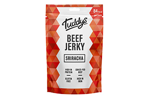Tuddys Beef Jerky - Sriracha - 12x28g