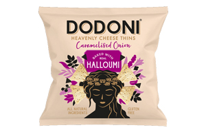 Dodoni Halloumi Caramelised Onion Thins - 10x22g