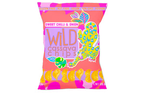 Wild Cassava Chips - Sweet Chilli & Onion - 12x40g