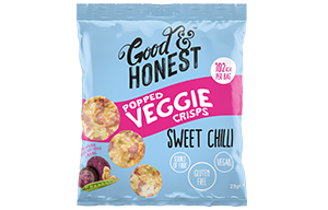 Good & Honest - Popped Veggie - Sweet Chilli - 24x23g