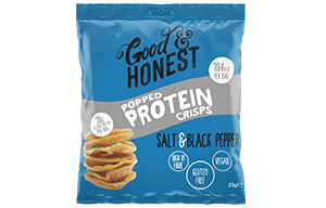 Good & Honest - Popped Protein - Salt & Pepper - 24x23g