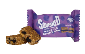 Squished Rescued Fruit - Flapjack Bites - Blueberry - 14x40g