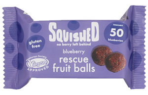 Squished Rescued Fruit - Energy Ball - Blueberry - 12x40g