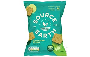 Source of the Earth - Popped Lentil, Chickpea & Pot - Sour Cream & Chive - 24x24g