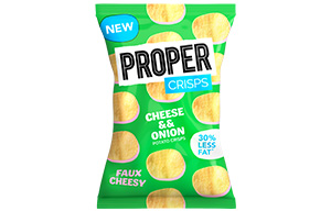Proper Crisps - Cheese & Onion - 24x30g