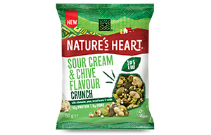 Natures Heart - Crunch Sour Cream & Chive - 12x50g