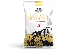 Made for Drink - Baron Bigod Cheese & Onion Crisps - 24x40g