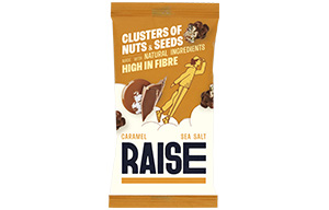 Raise Snacks - Caramel Sea Salt - 12x35g