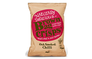 Brown Bag Crisps - Oak Smoked Chilli - 20x40g