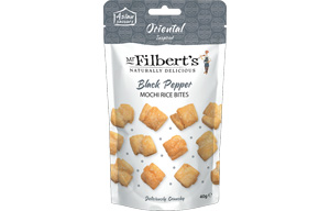 Filberts - Black Pepper Mochi Rice Cracker Bites - 16x40g