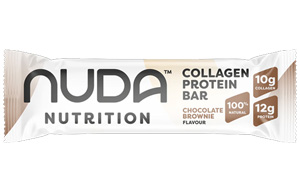 Nuda Nutrition - Collagen Protein Bar - Choc Brownie - 12x45g